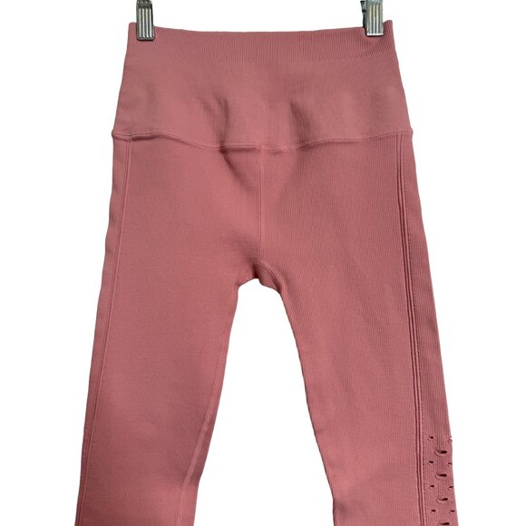 Spiritual Gangster Self Love Leggings Size XS  Pink High Waist Cut Out Design Le - Picture 10 of 10